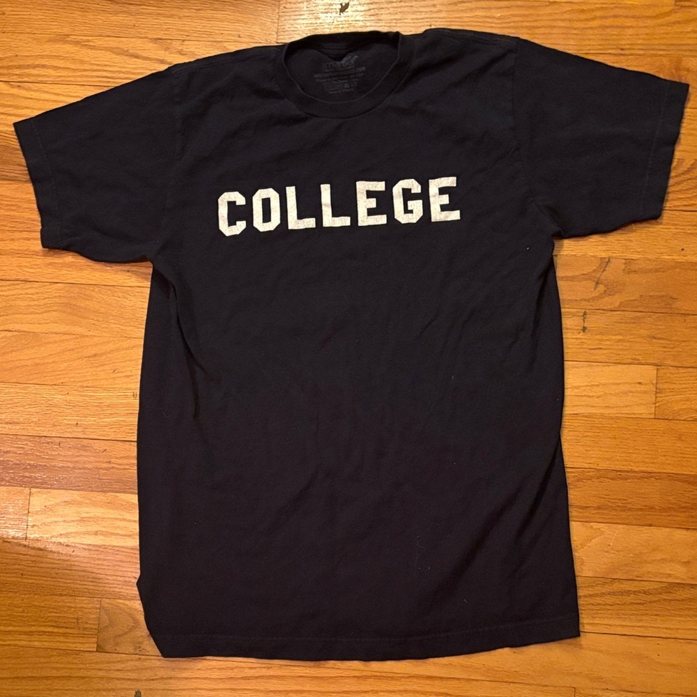 College T-Shirt men’s M black